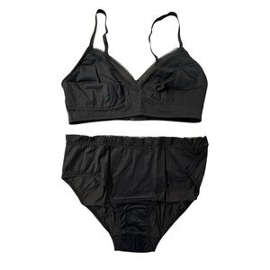 3/$30 NWT Rachel Black Women's Bra and Panty Set Sz. S